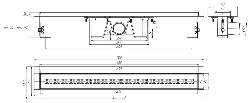 Душевой трап с комбинированным затвором. Трап g87007-36 70. ALCAPLAST apz9-650 затвор комбинированный. Ани пласт риф 650. Трап для душа Ани пласт риф 650мм гидрозатвор сертификат соответствия.