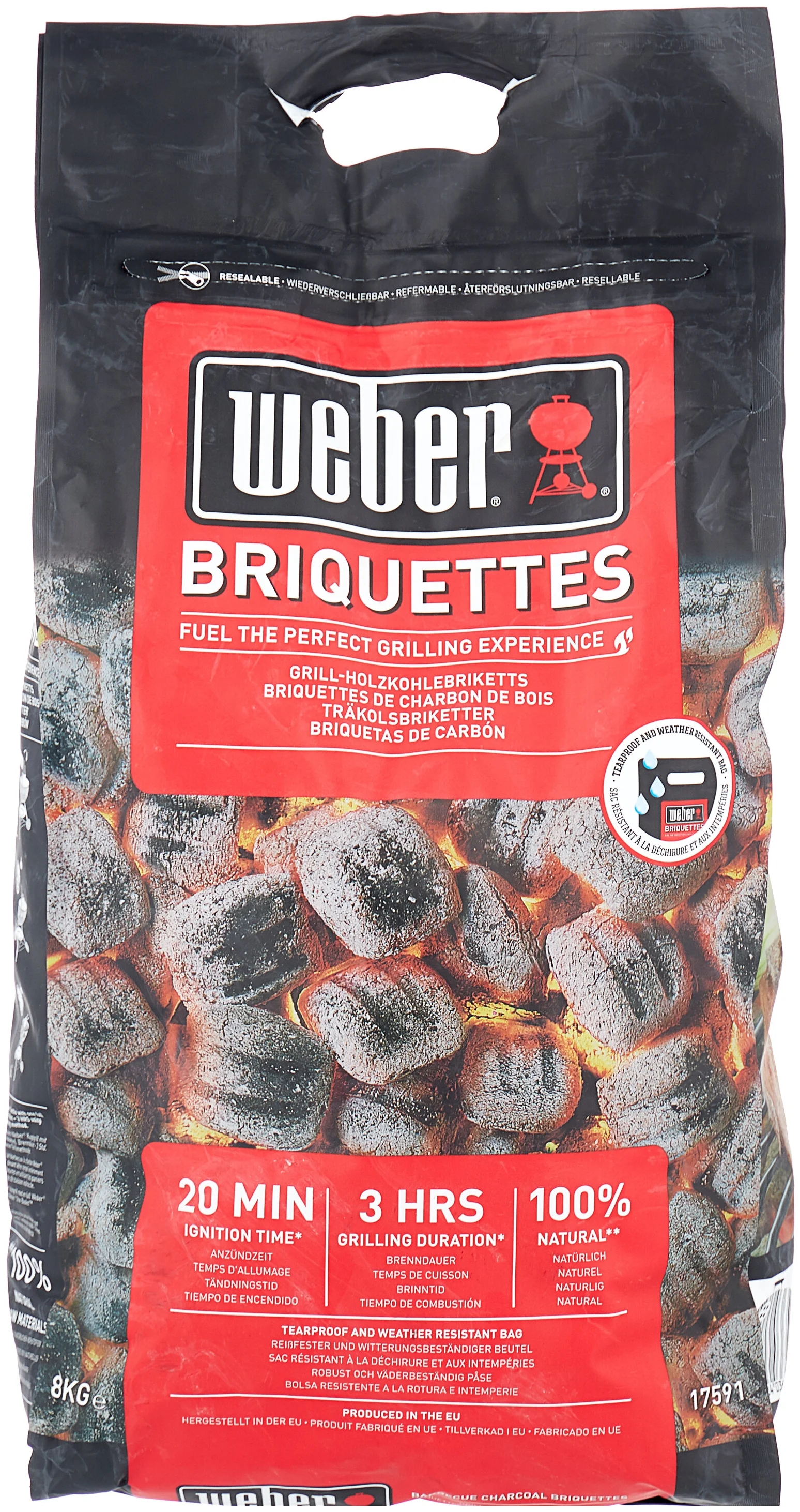 Угольные брикеты weber